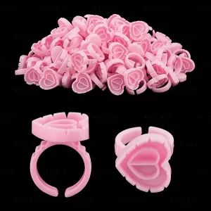 Anillo para pestañas forma de corazón